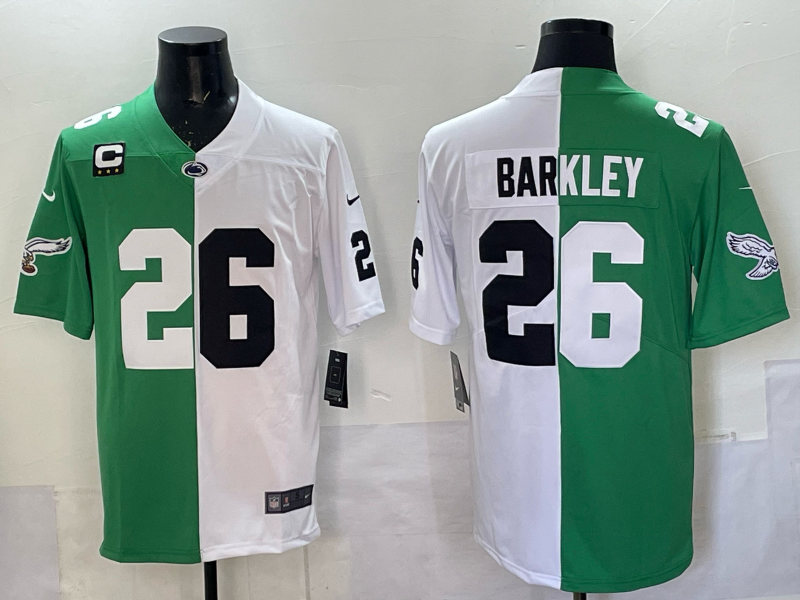 Men 2026 Philadelphia Eagles #26 Barkley green Nike Limited NFL Jersey 0920008->philadelphia eagles->NFL Jersey